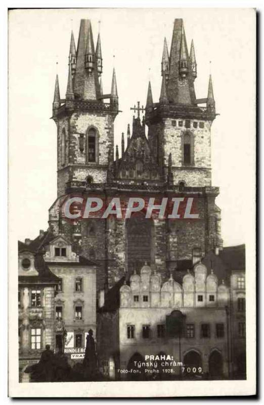 Postcard Old Praha Tynsky Chram