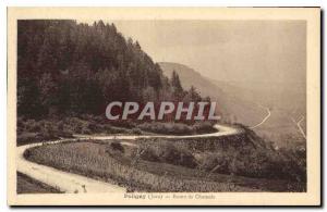 Postcard Old Poligny Jura Chamole Road