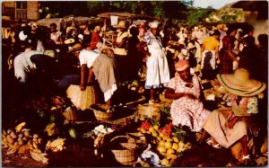 Jamaica Kingston Market Scene