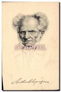 Old Postcard Arthur Schopenhauer