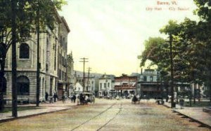 City Hall & City Square - Barre, Vermont VT  