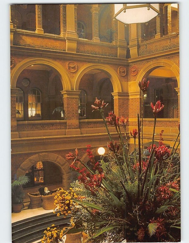 Postcard Interior of Hotel Intercontinental Sydney New South Wales Australia