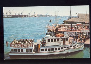 San Pedro, California/CA/Calif Postcard, Harbor Cruise Departing Ports Of Call