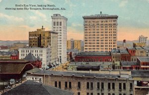 LOOKING NORTH SKY SCRAPERS BIRMINGHAM ALABAMA POSTCARD (c. 1910)