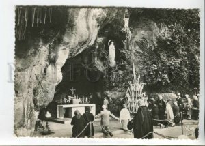 442335 FRANCE Lourdes Miraculous cave tourist advertising Old postcard