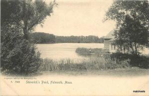 C-1905 Shiverick Pond Falmouth Massachusetts Rotograph undivided postcard 8300