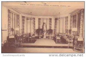 Wisconsin Wausau Parlor Interior St Marys Hospital School Of Nursing Artvue