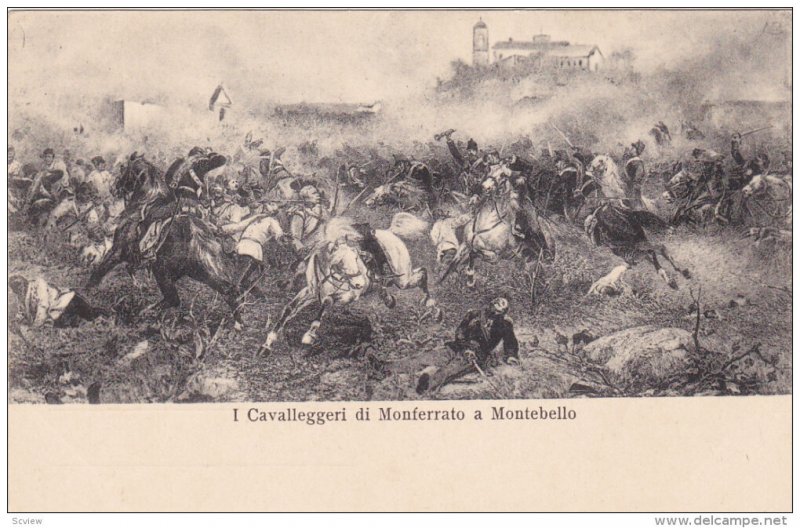 Italian troop attack , I Cavalleggeri di Monferrato a Montebello ; 00-10s