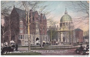 St. James Cathedral & Y. M. C. A., MONTREAL, Quebec, Canada, 1900-1910s