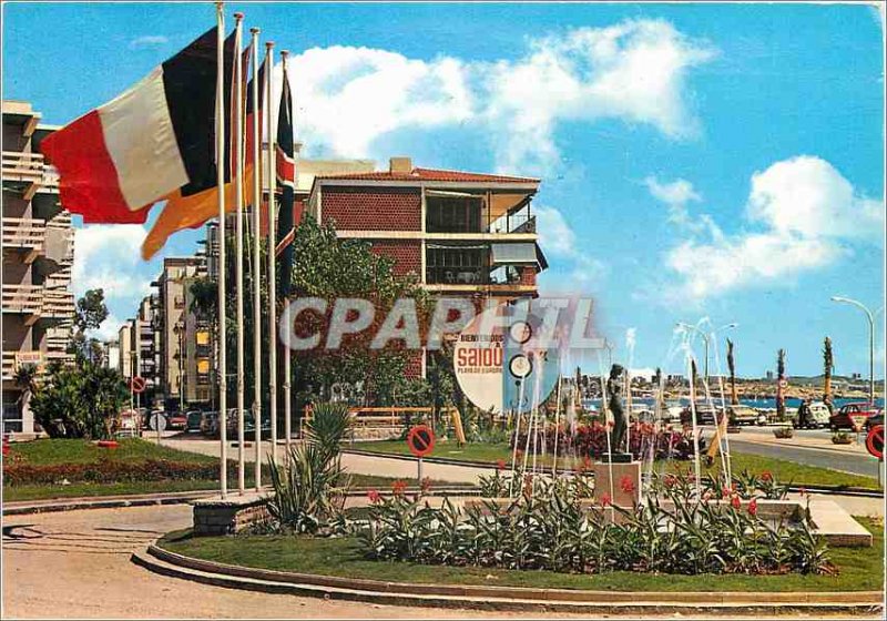 Postcard Modern Salou Plaza Venus del Mediterraneo