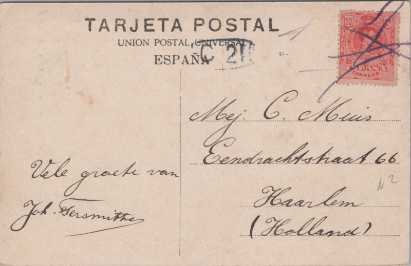 Spain Galicia Paisaje de Preilallo Coruna Vintage Postcard 09.48 