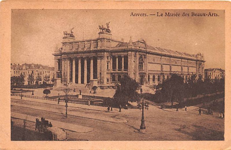 Le Musee des Beaux Arts Anvers Belgium Unused 