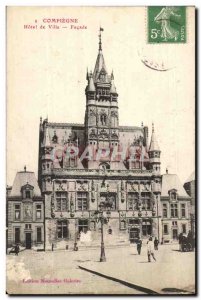 Postcard Compiegne Old City Hall Facade