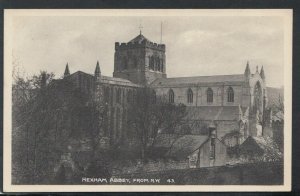 Northumberland Postcard - Hexham Abbey From North West  T4917