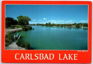 Postcard - Carlsbad Lake - Carlsbad, New Mexico