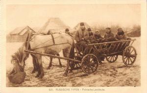 BG19112 russische typen polnische landleute  types folklore costumes  russia