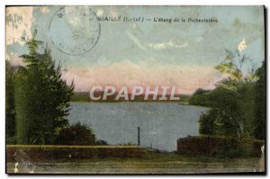 Old Postcard Riaille L & # 39etang of Poiteviniere