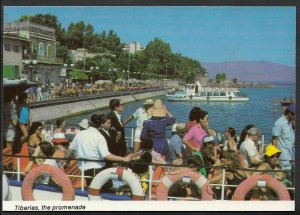 Israel Postcard - Tiberias, The Promenade   A8342