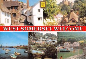 BR90656 west somerset welcome dunster minehead watchet  uk