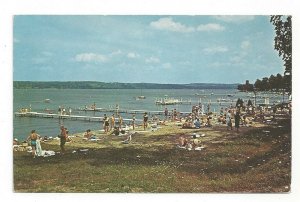 Postcard New York N.Y. Miller Bell Tower Beach Chautauqua Standard View Card 