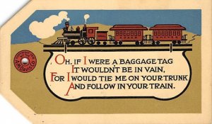 Baggage tag Railroad, Misc. 1912 
