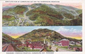 Tennesse Cumberland Gap Birds Eye View Of Cumberland Gap And The Surrounding ...