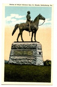 Civil War - Gettysburg, PA. General George Meade Statue
