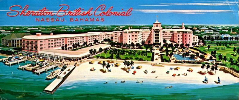 Bahamas - Nassau. Sheraton British Colonial Hotel (3.5 X 8). 