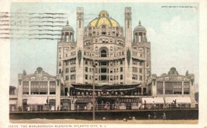 Vintage Postcard 1912 View of The Marlborough Blenheim Atlantic City New Jersey