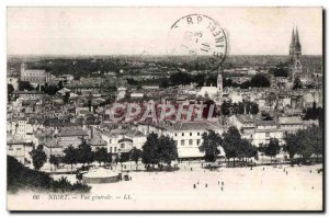 Old Postcard Niort General view