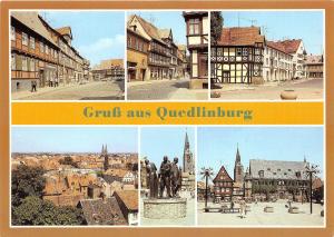 BG10027 gruss aus  quedlinburg multi views    germany