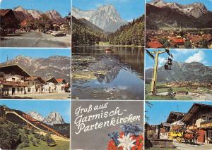 GG12195 Gruss aus Garmisch Partenkirchen Gasthaus See Cable Car Pension