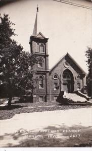 Iowa Manson St Paul's Lutheran Church 1921 Real Photo