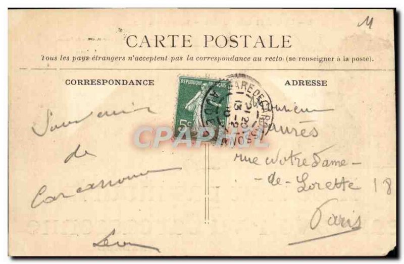 Old Postcard La Cite Carcassonne General view of & # 39ouest