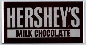 Advertising~Hersheys Food Corporation Milk Chocolate Candy Bar~Vintage Postcard