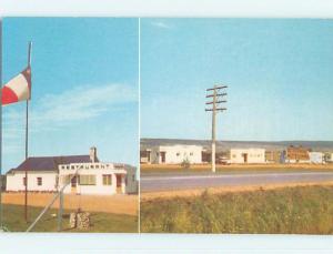 Unused Pre-1980 LA HETRIERE MOTEL Memramcook New Brunswick NB o0274@