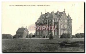 Old Postcard Chateau Les Moutiers Les Mauxfaits of Bigeoire