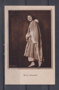 ROSE KNAUER, GERMAN ACTRESS, c1920 ppc.,unused.