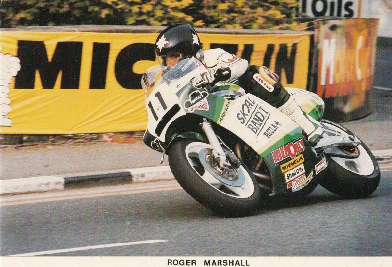 Robert Marshall TT Races Motorbike Superbike Isle Of Man Limited EdnPostcard