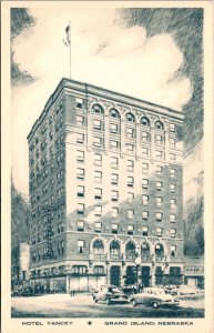 Postcard Hotel Yancey in Grand Island, Nebraska