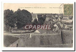 Nogent le Phaye Old Postcard Panoramic view