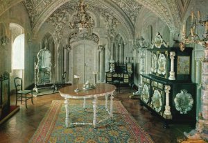 Postcard Saxon Room Palacio National De Pena Sintra Portugal