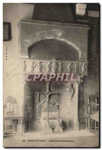 Old Postcard Paris Musee Cluny Renaissance Fireplace