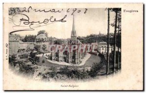 Old Postcard Fougeres Saint Sulpice