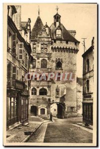 Old Postcard Loches L & # 39Hotel Town