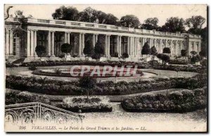 Versailles Postcard Old Palace of the Grand Trianon and gardens