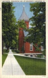 Lee Chapel, Washington & Lee University - Lexington, Virginia VA  