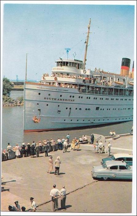 NY - Buffalo. SS South American, Lackawanna Terminal