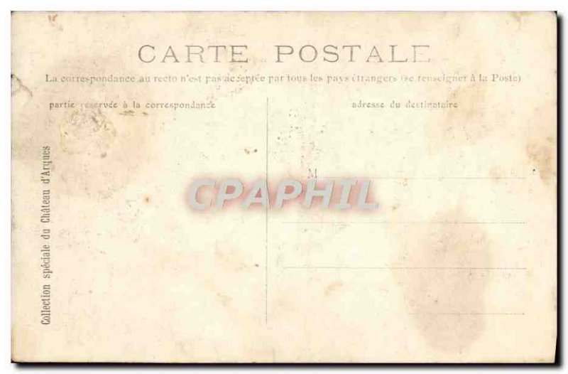 Old Postcard Chateau D & # 39Arques Battle Dungeon