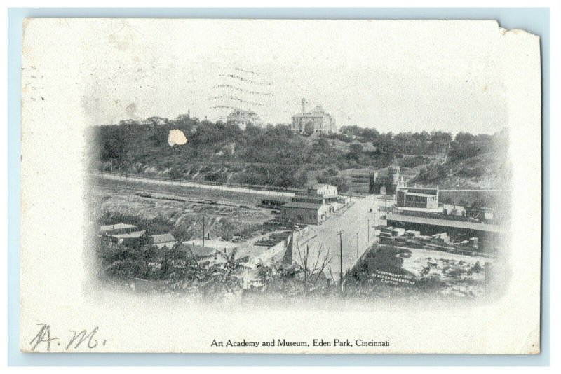 1906 Art Academy and Museum Eden Park Cincinnati Ohio OH Bucyrus Postcard  